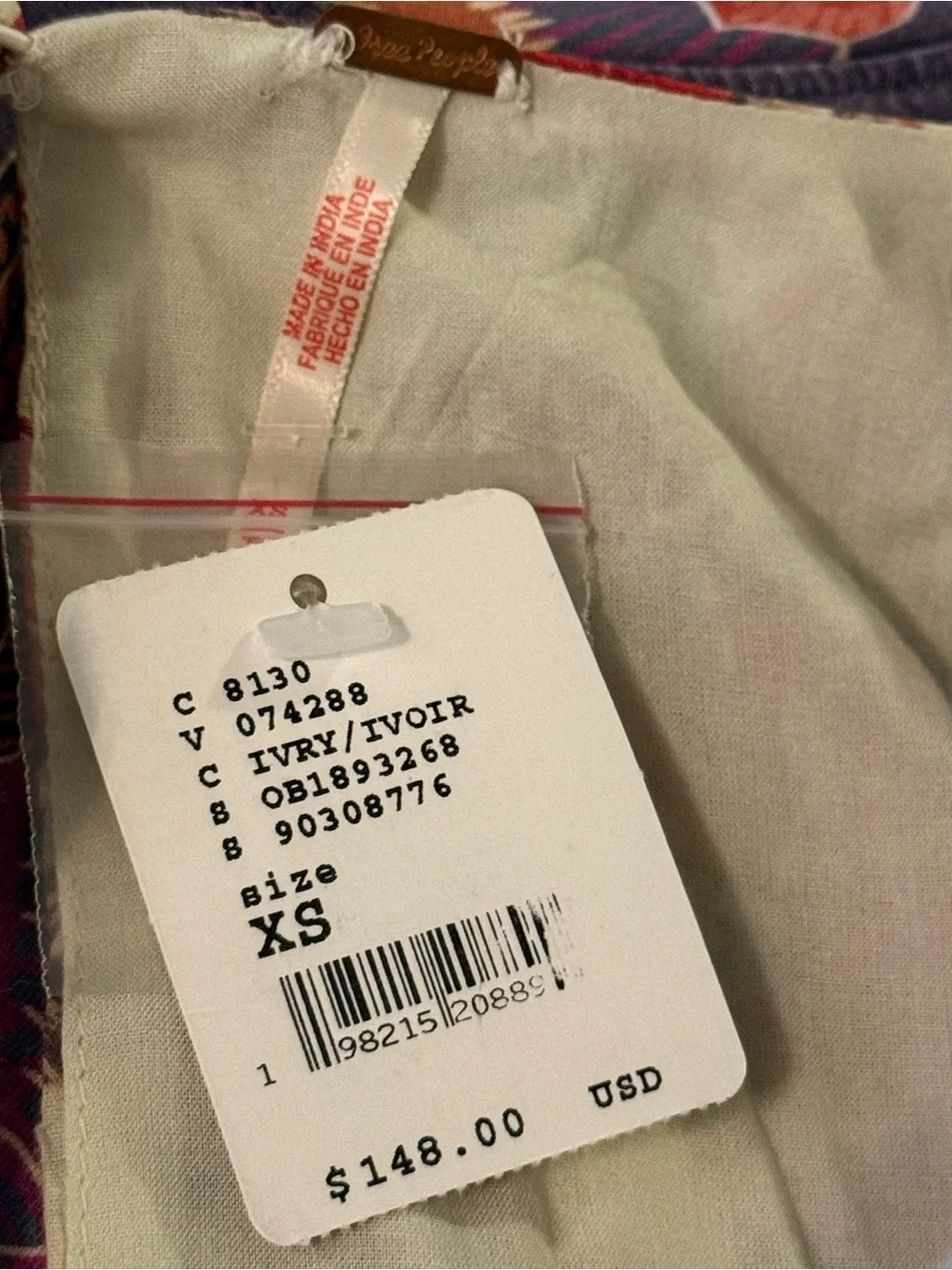 Free People Keep You Mine Printed Mini Dress Size XS
